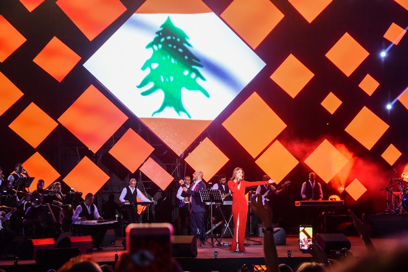 Nancy Ajram at Beirut Holidays